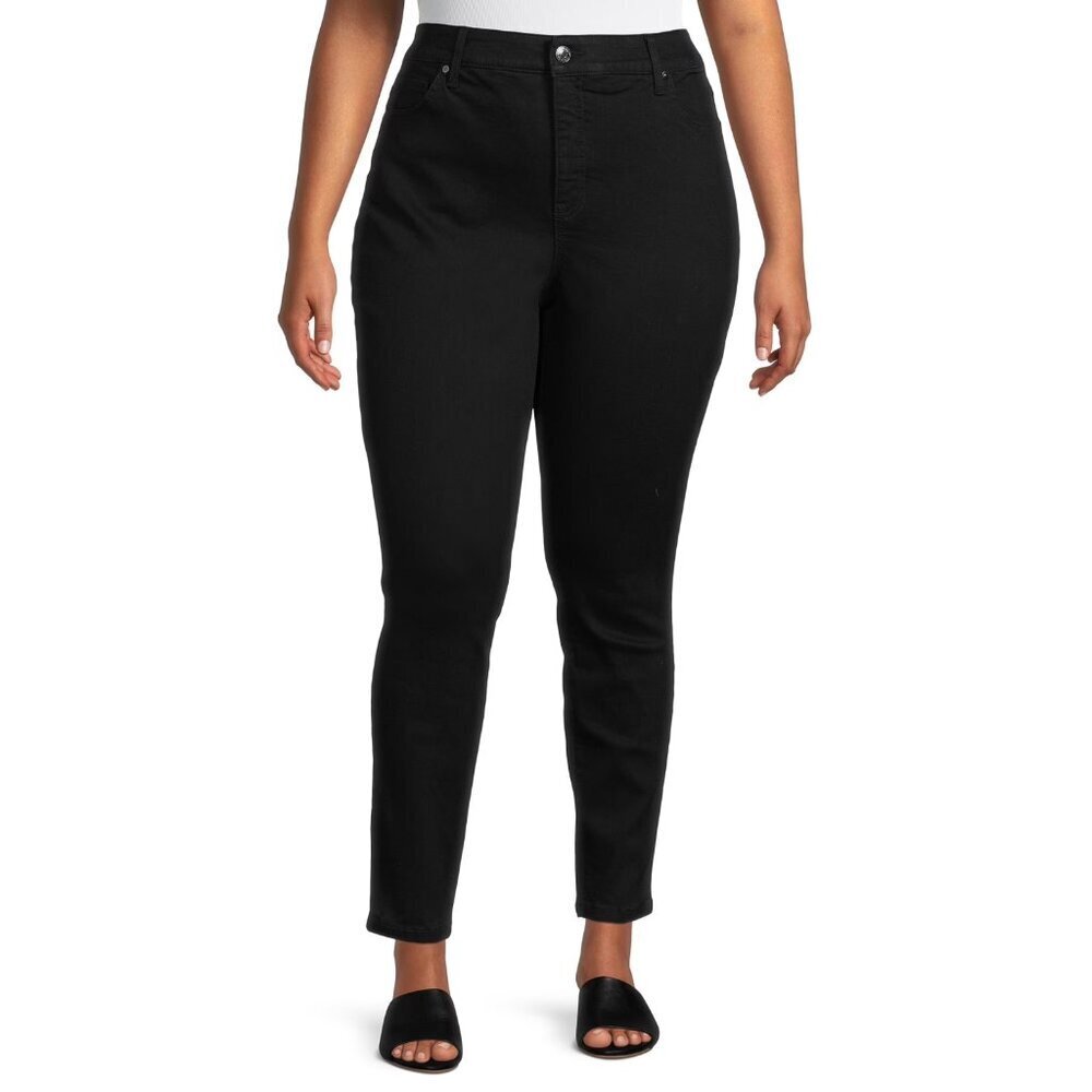 Terra & Sky Women's Plus Size Skinny Jeans, Size 22W, 29" Inseam, High Rise